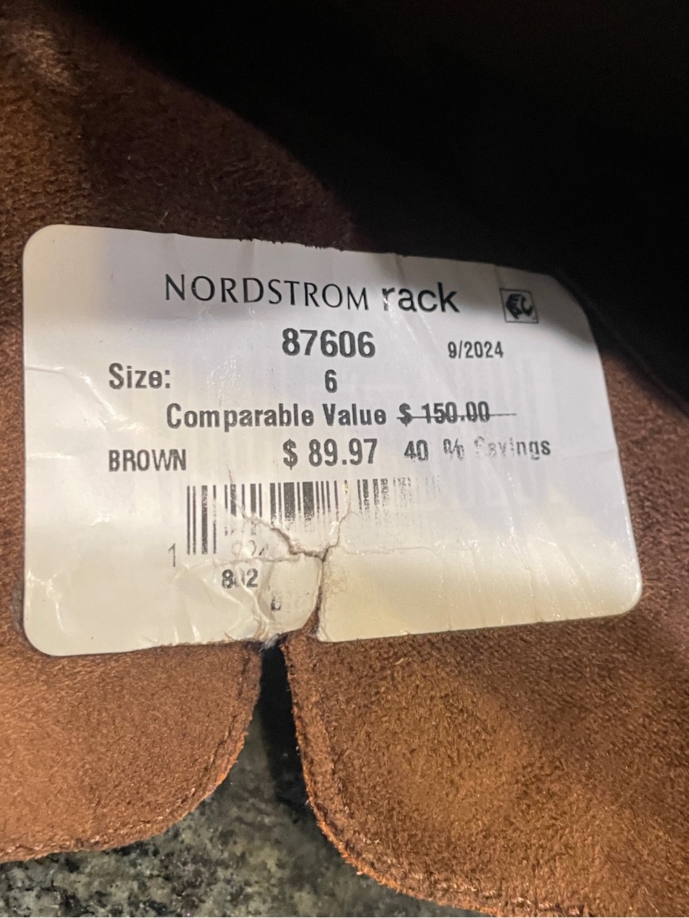 NWT Born Leather Side Zip Chelsea Boots size 6 - Picture 5 of 8